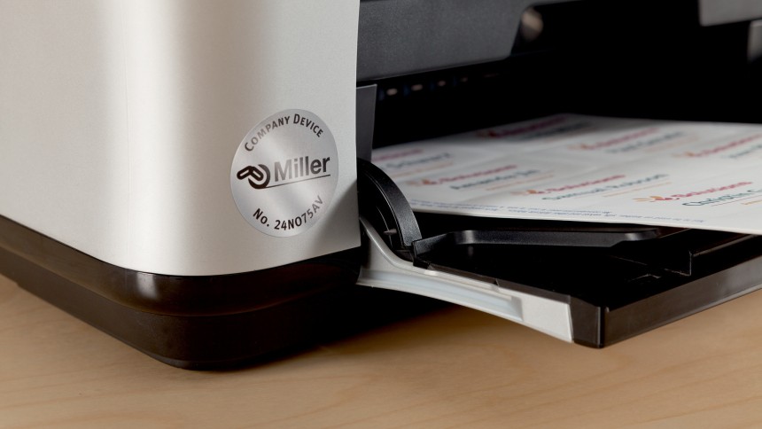 Pre printed cd dvd labels